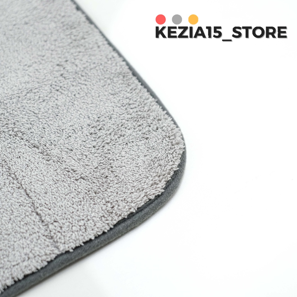 KESET RUMAH / KESET DAPUR / FLOOR MAT REAL MICROFIBER  40x60 400gsm BEST IMPORT QUALITY BATH MAT