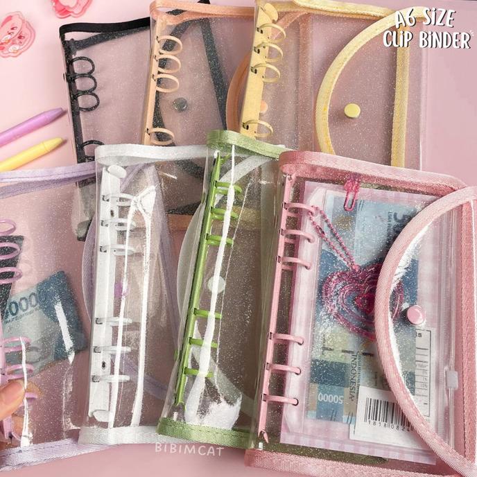 

(A6 Size) Binder Keuangan Clip / File Organizer Financial Binder