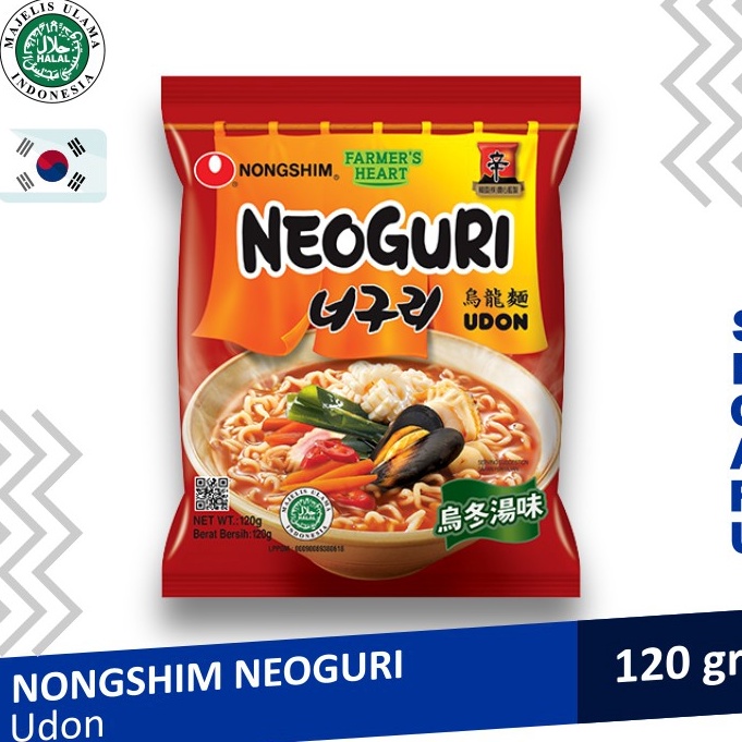 

PALING AMPUH✌️>>> Nongshim Neoguri Udon Mie Instant Korea Halal MUI