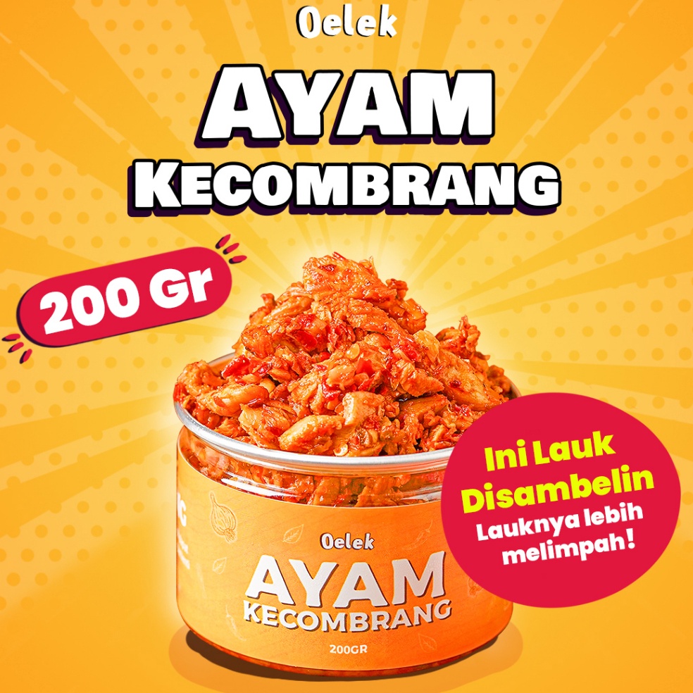 

4.4 Flash Sale Oelek Ayam Kecombrang Oelek / Lauk Ayam Kecombrang / Lauk Siap Saji