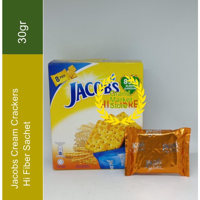 

Jacobs Cream Crackers Hi Fibre Sachet 30gr Terbatas