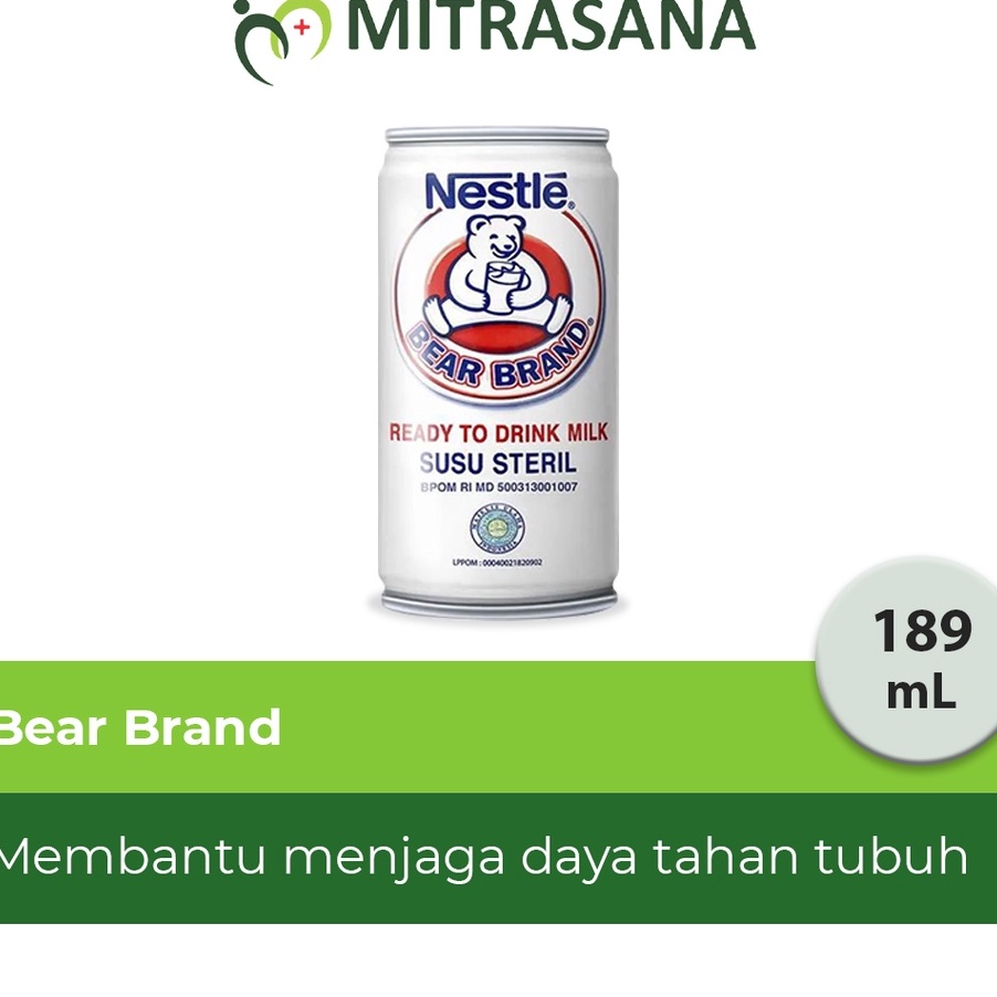 

TEBUS MURAH ✅ Bear BRAND RTD Milk 189 ML - Susu Beruang