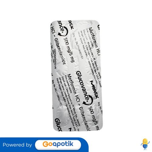 GLUCOVANCE 500/5 MG BLISTER 10 TABLET