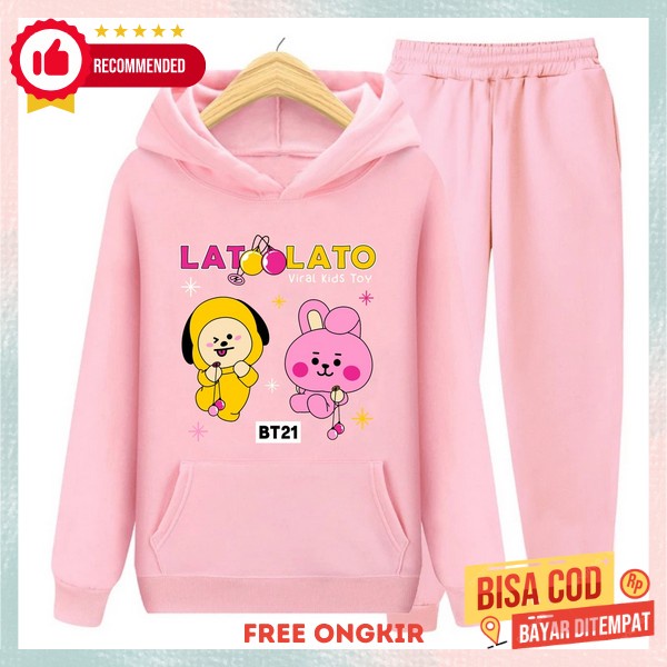 Oneset Anak Cwe Lucu Korean Style Stln Anak Perempuan Terbaru Murah Bisa Cod Panjang Pendek Setlan A