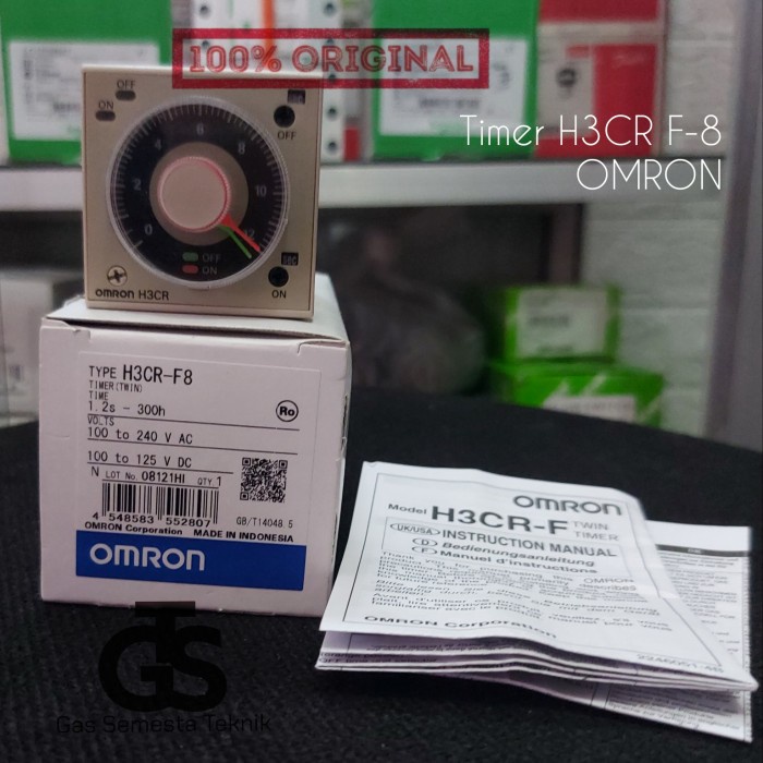 Terlaris Timer Omron H3Cr F8 Timer H3Cr-F8 Omron