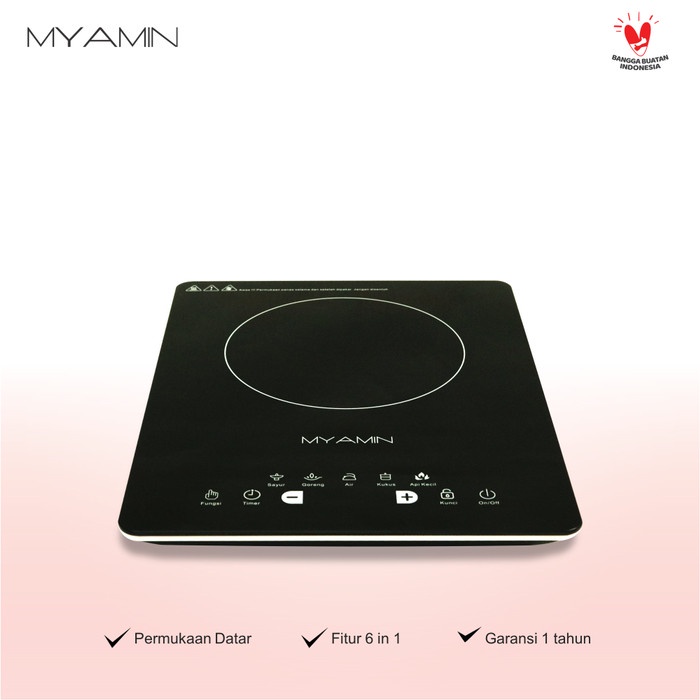 {{COD AKTIF}} MYAMIN Kompor Induksi/Kompor Listrik/Kompor Portable/Cooktop 1000 Watt LIMITED EDITION