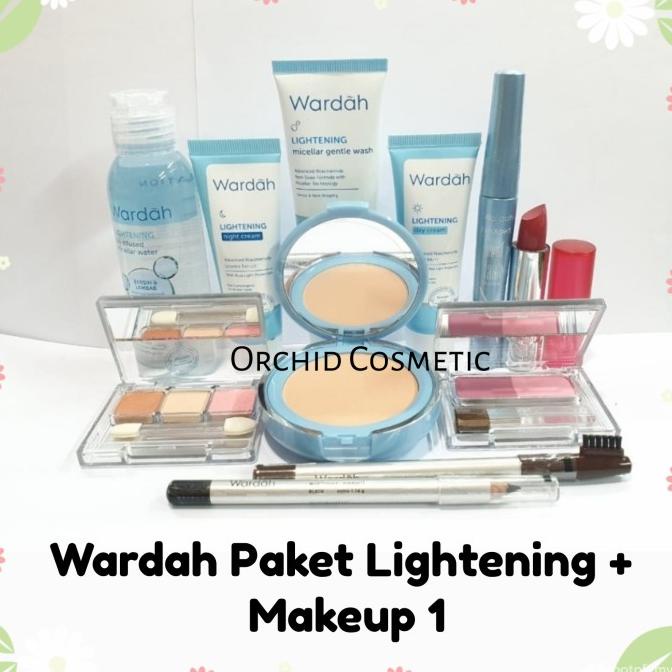 Wardah Paket Lightening Makeup 1 / Paket Seserahan Wardah termurah