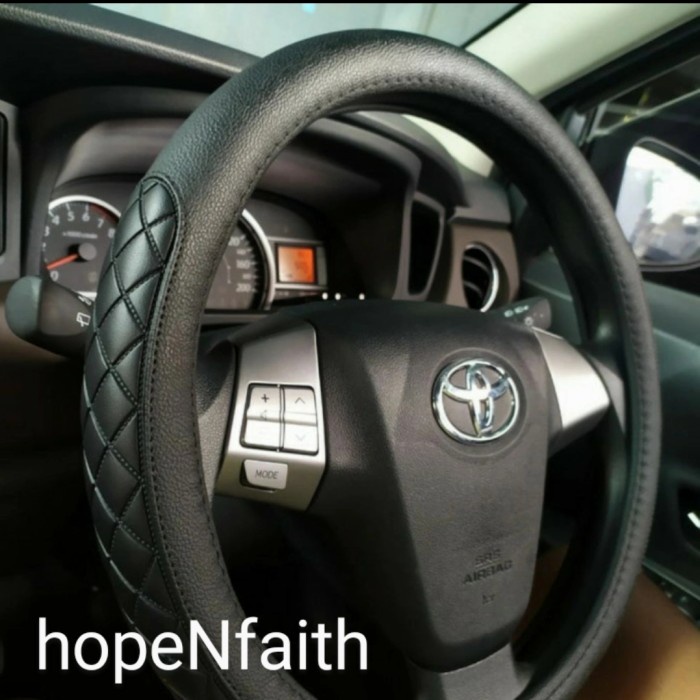 Terlaris Cover Stir Rush/Sarung Stir Rush Baru/Cover Steer Rush 2019 2020 Hitam