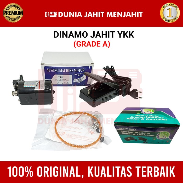 Terlaris 100% Original Dinamo Motor Mesin Jahit Merk Ykk