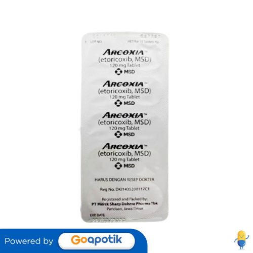 ARCOXIA 120 MG BLISTER 10 TABLET