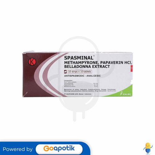 SPASMINAL BOX 100 TABLET