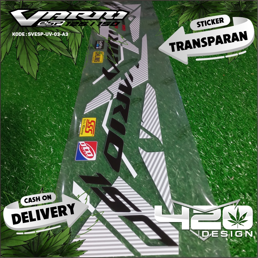 Stiker Striping Vario ESP 125 150 Transparan UV / Stiker Striping Vario Old 125 150 Tahun 2017