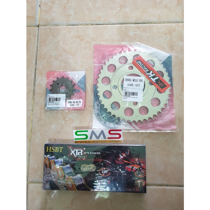 Gear set cbr 150 old cbr 150 k45 cbr 150 k46 Gir Set Xtreme cbr 150