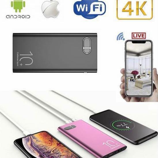 Spy Cam Powerbank Pantau Live Support IR 10000mAh