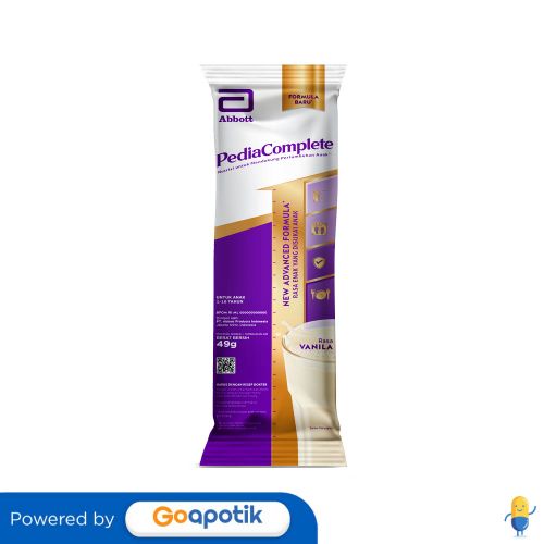 Pediacomplete Rasa Vanila 49 Gram Sachet