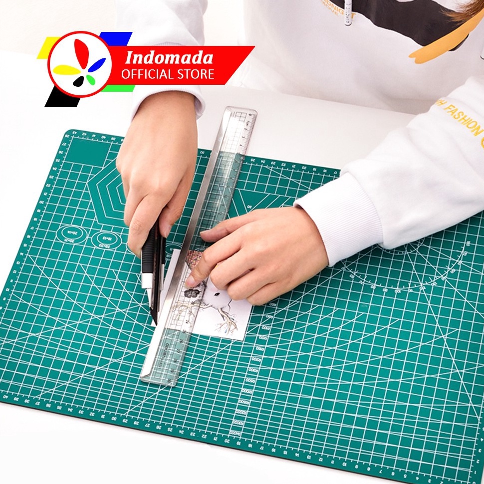 

Kekinian.. Indomada Alas Potong A3 45 x 30 cm Cutting Mat Pad MKB