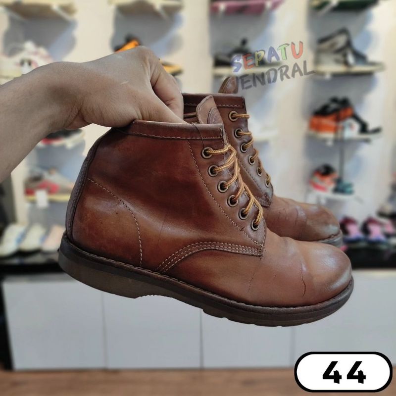 sepatu kulit asli Roots Canada 44