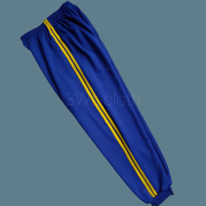 AAF BAJU KAOS OLAHRAGA TK SD SERAGAM OLAHRAGA TK SD SETELAN OLAHRAGA TK KUNING BIRU BENHUR PAUD RA