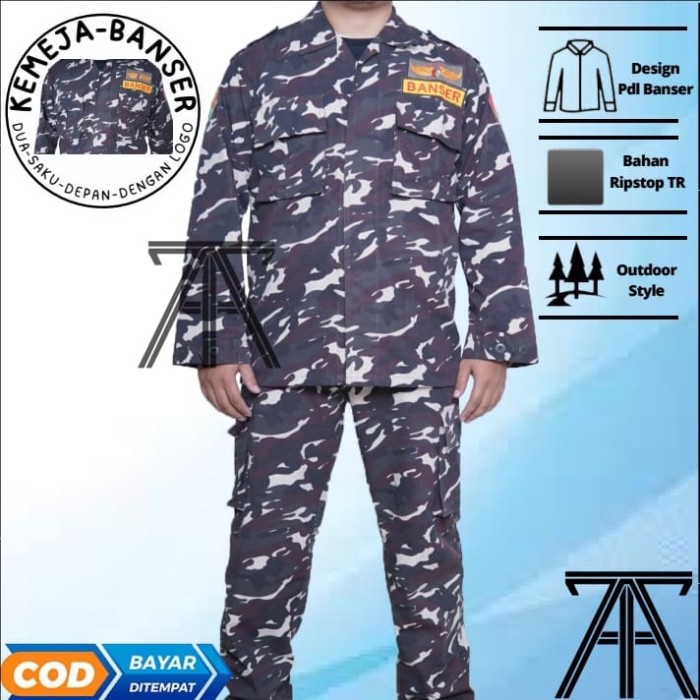 Terlaris Seragam Banser - Setelan Loreng Banser - Pdl Banser Nasional