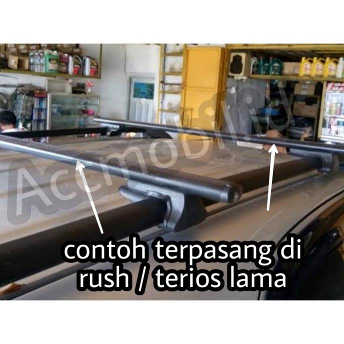 Crossbar Rush Terios Old Pajero Fortuner Lama Brv Jepit Roofrail