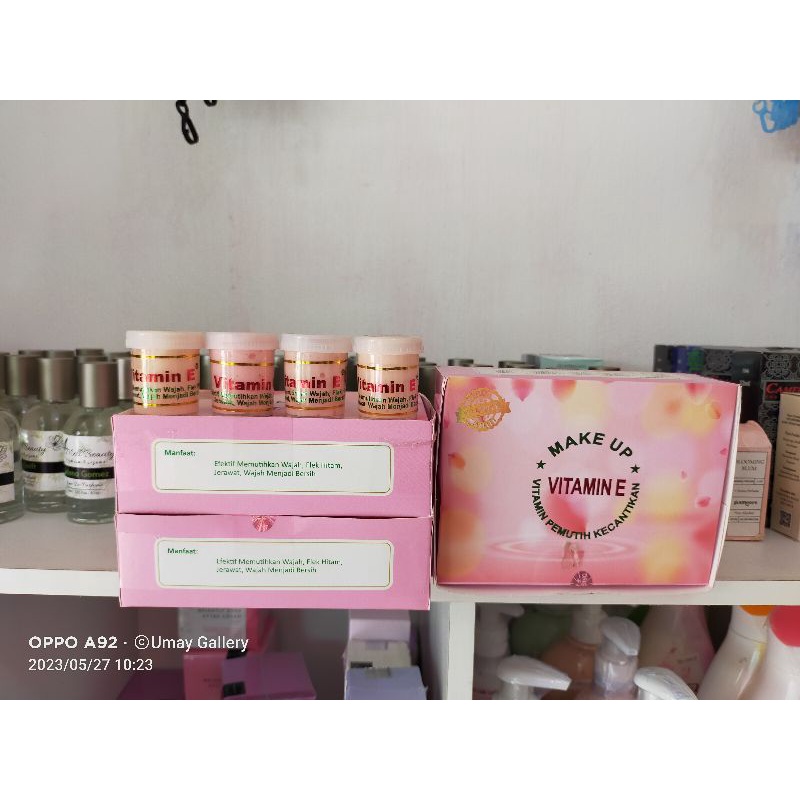 Cream wajah vit e pink ORI harga satuan