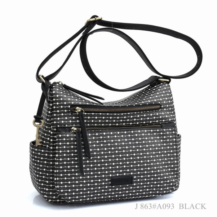 DISKON SPESIAL TAS SELEMPANG WANITA IMPORT BRANDED/FOSSIL HOBO 863#A093 TERLARIS