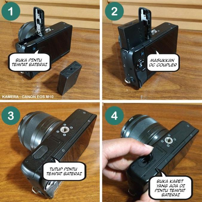 Lp-E12 Dummy Battery Dc Coupler For Canon Eos M M2 M10 M50 M100 M200