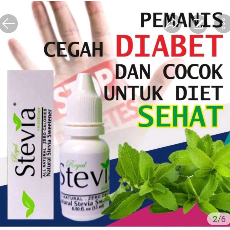 

BEST SELLER T95 Royal stevia pengganti gula sehat dan alami え