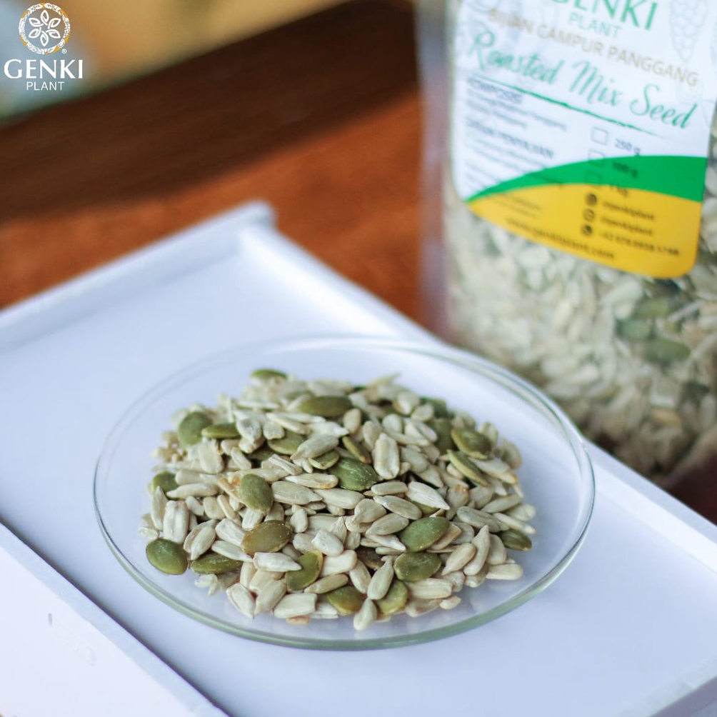 

Murah.. Genki Plant Bijian Campur Panggang / Roasted Mix Seed - 500 g JYG