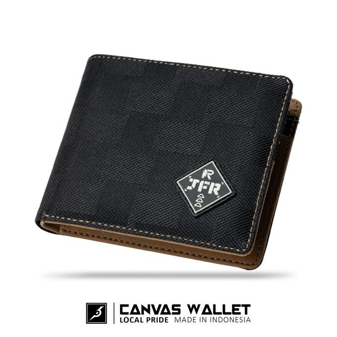 JFR Rumpa Wallet - Dompet Pria bahan Kanvas Army JP54