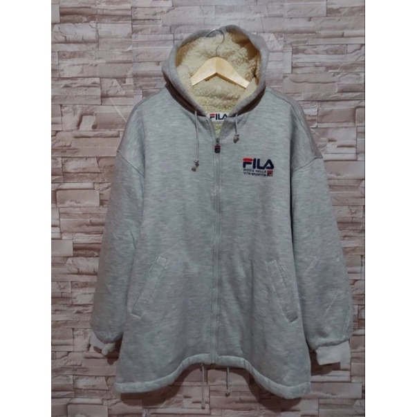 hoodie fila sherpa