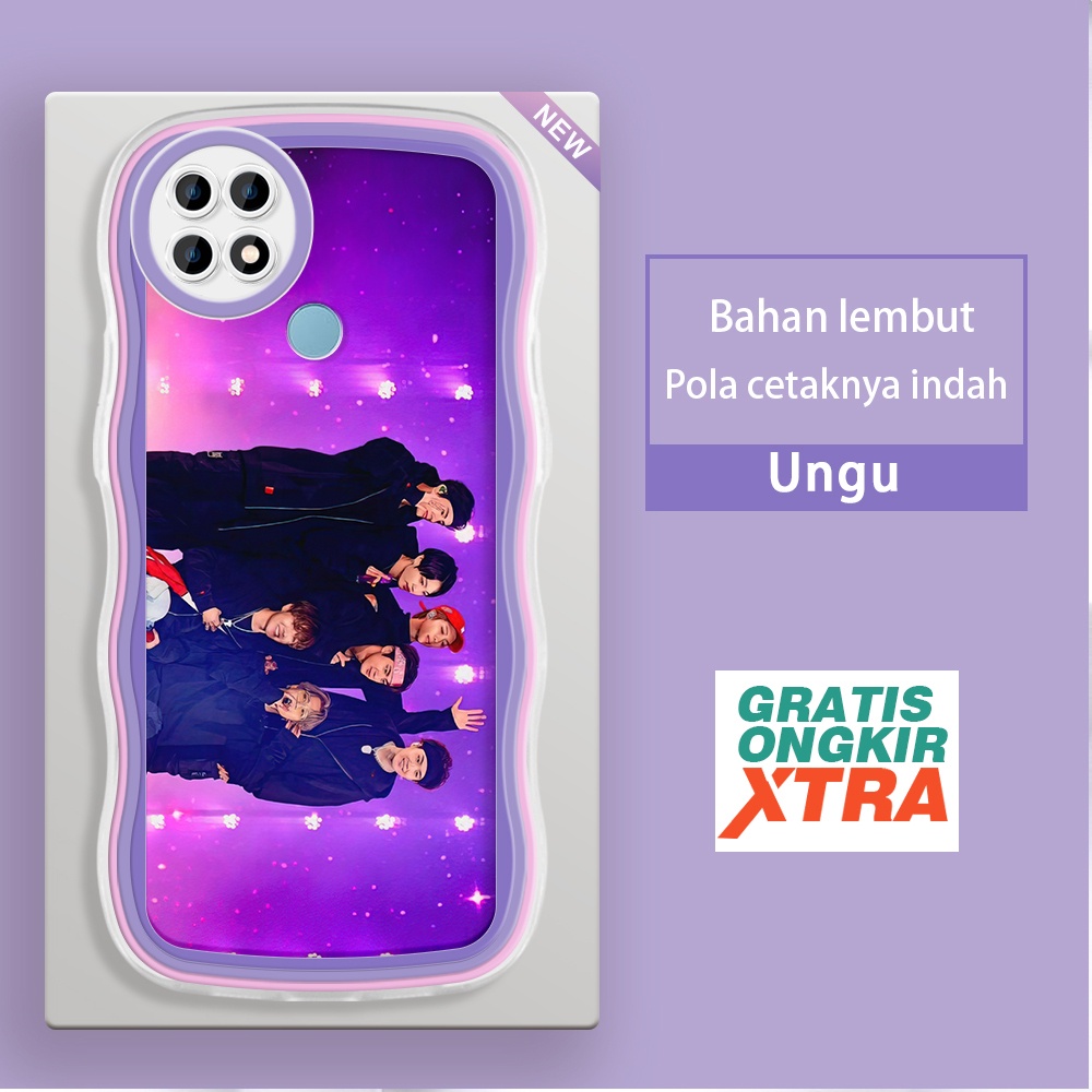 Mulia OPPO A15 A15S A16 A16S A16K A16E A17 A17K A31 A33 2020 A39 A36  Casing Ponsel  Konser BTS Kore