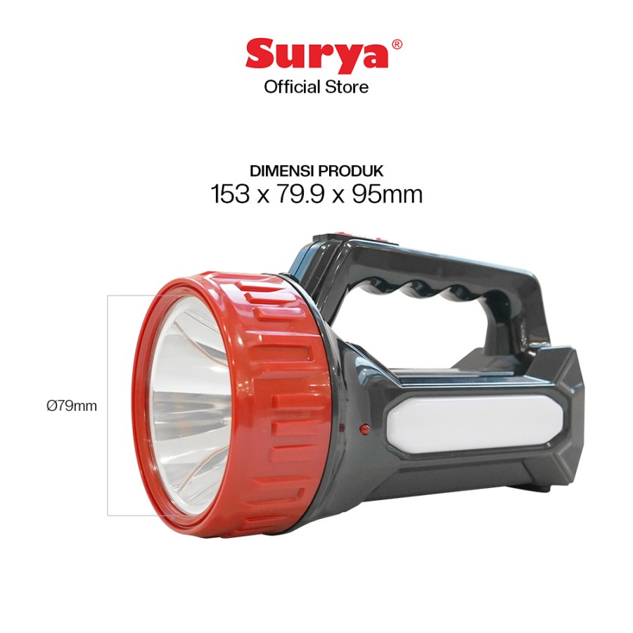 Senter Surya SHT L3W 10 LED Super Terang