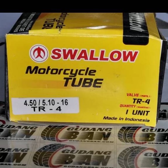Ban dalam 450 / 510 - 16 untuk ban dalam motor japstyle 500 ring 16