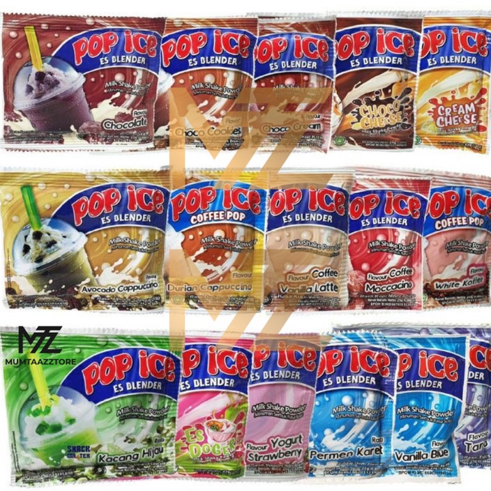 

Stok terbaru ☘️MUMTAAZZTORE☘️ POP ICE ALL VARIAN ISI 10 SACHET