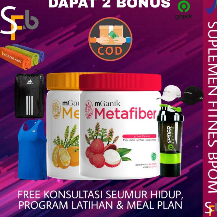 

(XG34448) MGANIK METAFIBER 450 Gr Gram Minuman Serat Fiber Untuk Diabetes M ganik Meta fiber