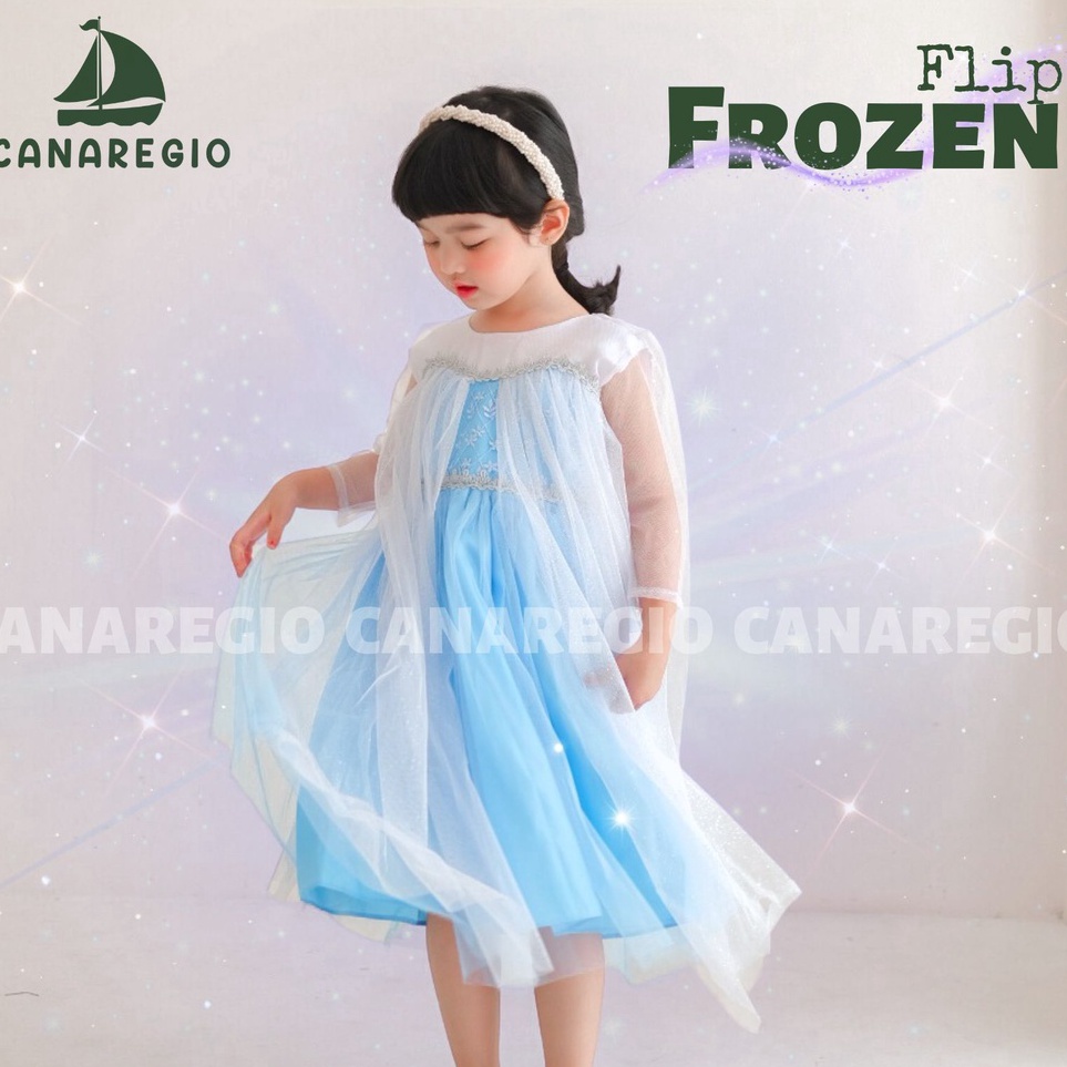 Terlaku.../ FLIP FROZEN BAJU FROZEN ANAK PEREMPUAN DRESS ANAK PEREMPUAN