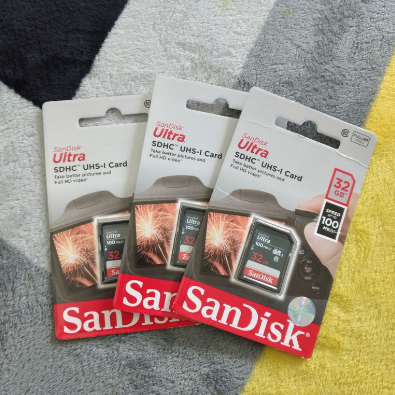 SANDISK ULTRA SDHC 32GB ORIGINAL MEMORI KAMERA