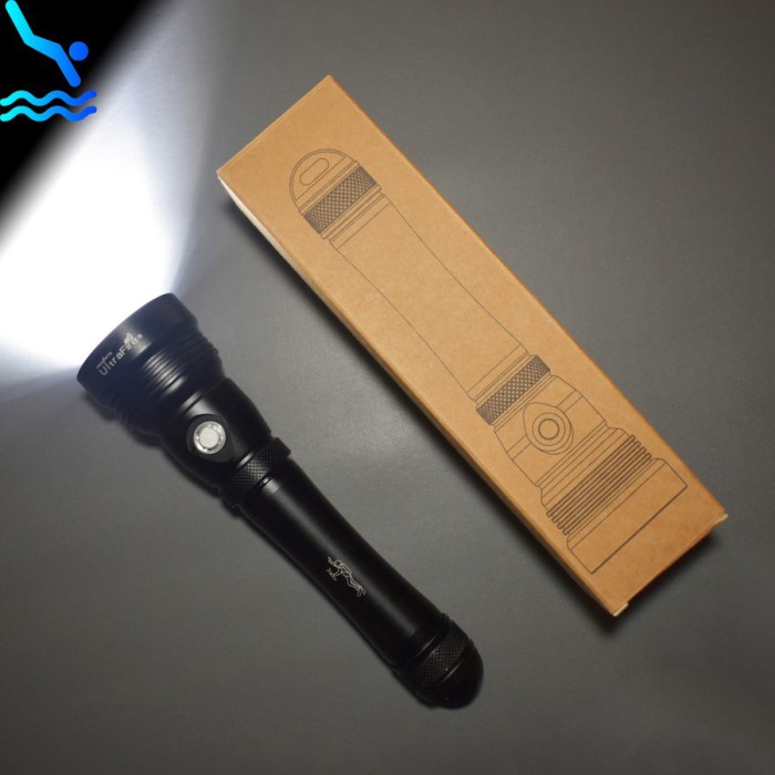 Terlaris Senter Panjang Led Selam Ultrafire Xhp 70 Cree Baterai 26650 18650