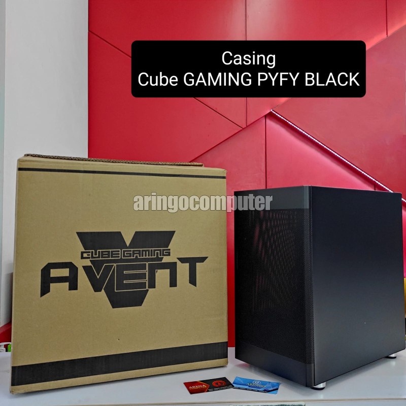 Casing Cube GAMING AVENT BLACK