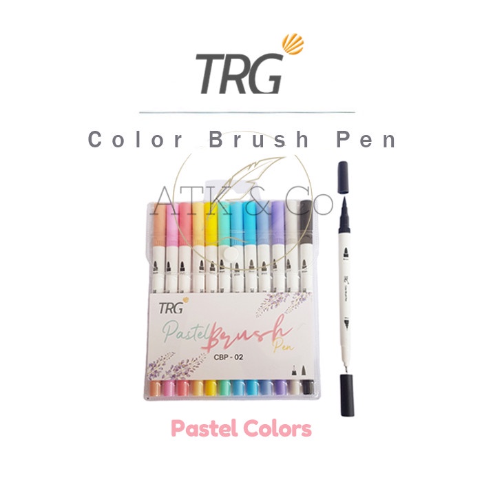 

Best Seller Color Brush Pen Pastel 12 Warna - Pena Kuas Warna Trg Cbp-02