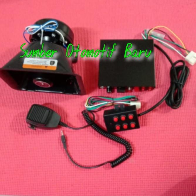 Toa Sirene Sirine Patwal Polisi Ampli Mobil 200 Watt 1Set