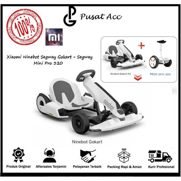 Terlaris Xiaomi Ninebot Segway Gokart + Segway Mini Pro 320 - Original