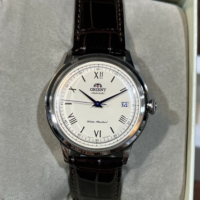 HOT SALE ORIENT BAMBINO V2 CREAM DIAL CLASSIC 2ND GENERATION AUTOMATIC JDM TERBARU