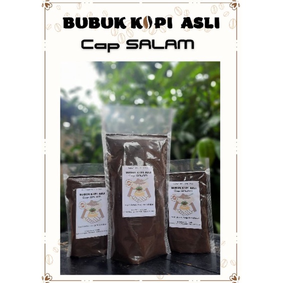 

Bubuk Kopi Asli cap Salam