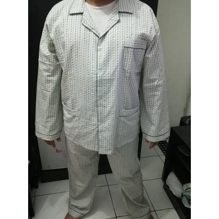 Piyama baju tidur pria tangan panjang