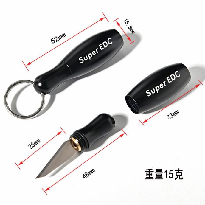 

pisau cutter mini pocket gantungan kunci