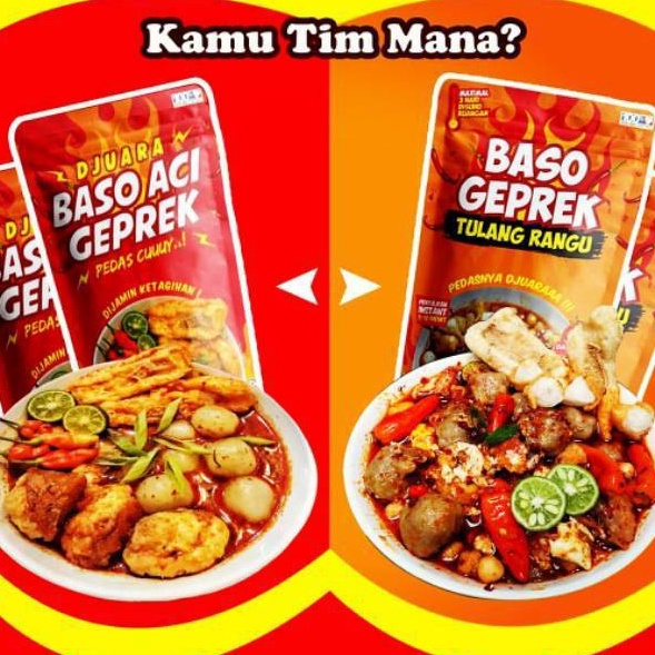 

✔️ Baso Geprek Tulang Rangu SAMIRAOS / Baso Aci Geprek SAMIRAOS / Soun Mie Seblak Geprek SAMIRAOS