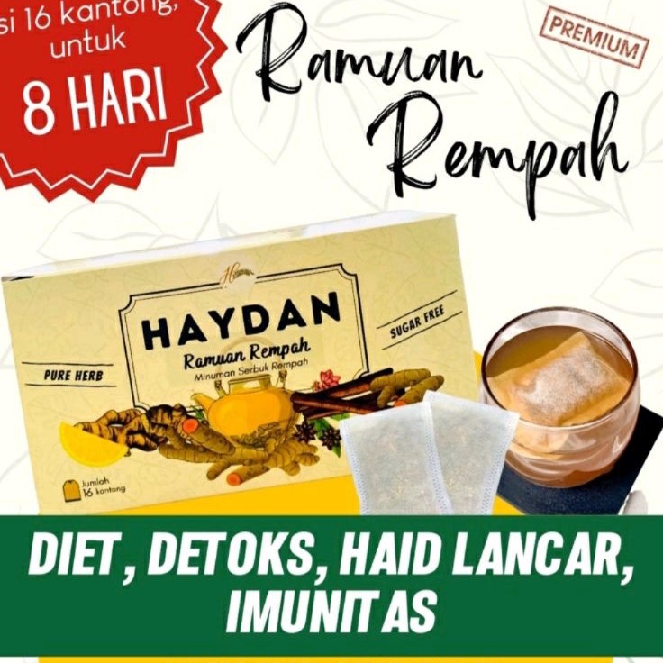 

Laris✿➞ KJJBG Teh Detox | Teh Celup Rempah | JSR | Imunitas | Ramuan Rempah Haydan G80 Dijual