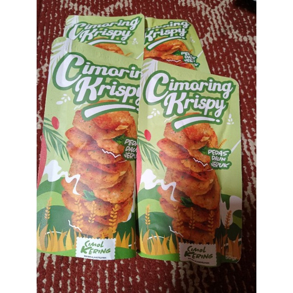 

Cimol kering/cimoring crispy rasa pedas daun jeruk berat 50gram